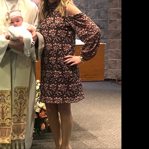 Leyden Dresses & Skirts - Small Leyden long sleeve cold shoulder dress